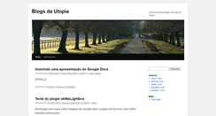 Desktop Screenshot of blogs.utopia.org.br
