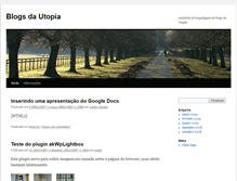 Tablet Screenshot of blogs.utopia.org.br